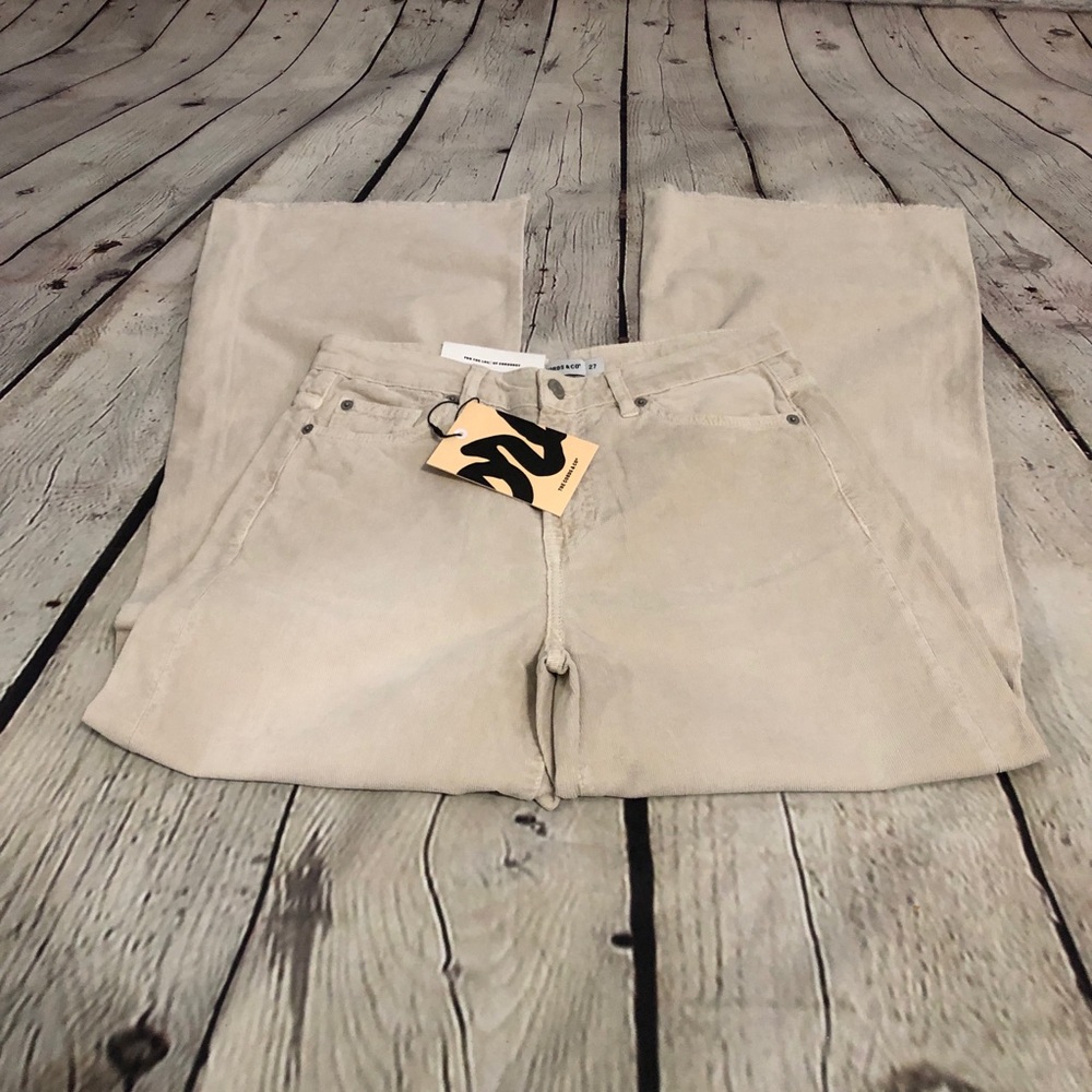 Oatmeal Corduroy Pants The Cords & Co Sofia